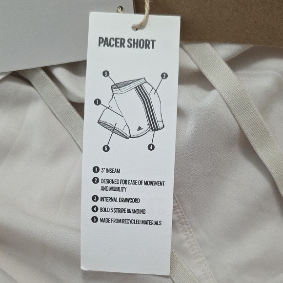 Adidas Women's Pacer Short 3" Inseam Size Large - Picture 5 of 7